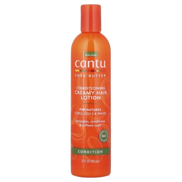 Lotion Capillaire Crémeuse Hydratante -CANTU-Gamme Beurre de Karité 355ml