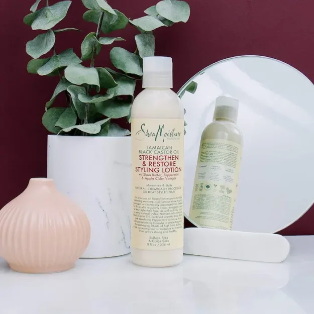 Lotion Coiffante-SHEA MOISTURE-Gamme Huile de Ricin Noire de Jamaïque 237ml – Image 2