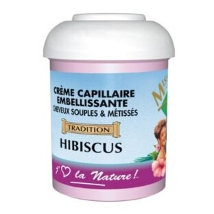 Crème capillaire -MISS ANTILLES INTERNATINAL -Gamme Hibiscus  125ml