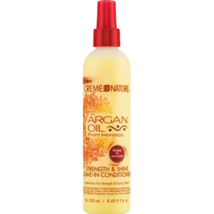Crème Sans Rinçage -CREME OF NATURE-Gamme Huile D'argan 250ml