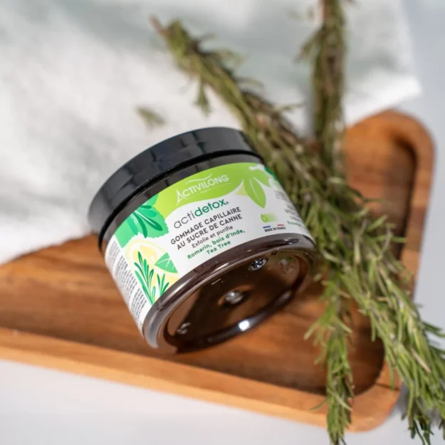 Gommage capillaire au sucre de canne-ACTILONG  ACTIDETOX   150 ml – Image 2