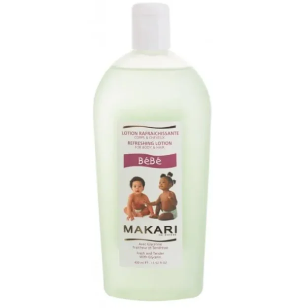 Lotion Rafraîchissante Corps et Cheveux BB Makari de Suisse