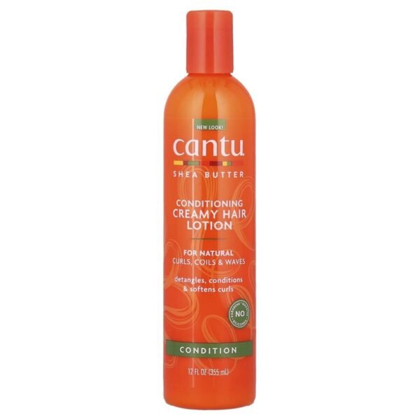 Lotion Capillaire Crémeuse Hydratante -CANTU-Gamme Beurre de Karité 355ml