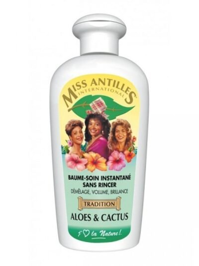 Baume Soin Instantané -MISS ANTILLES INTERNATIONAL-Gamme Aloe et Catcus 250ml