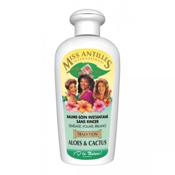Baume Soin Instantané -MISS ANTILLES INTERNATIONAL-Gamme Aloe et Catcus 250ml