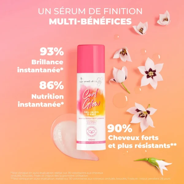 Sérum de finition protecteur CURL GLOW 100ml-Les secrets de loly – Image 2