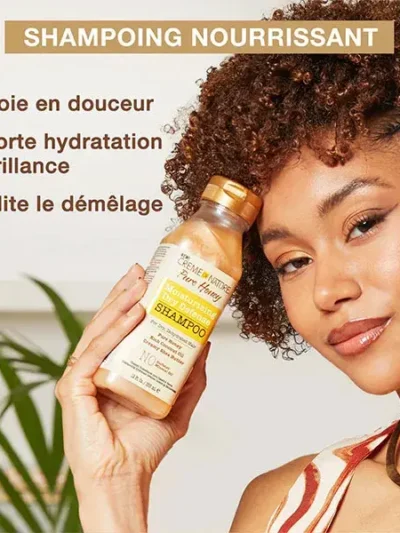 Shampoing nourrissant, brillance-CREME OF NATURE-Gamme Miel Pure 355ml