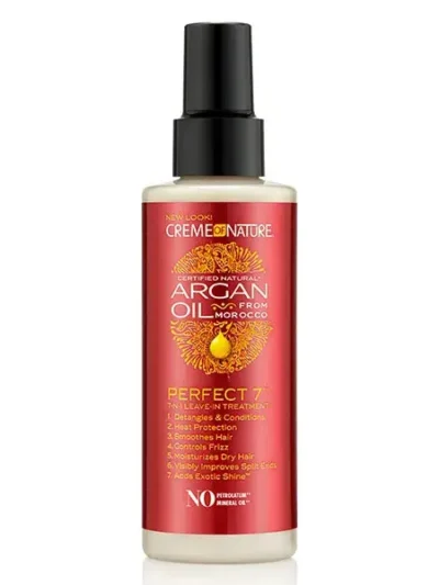 Soin Spray Apaisant Perfect 7 sans sulfate-CREME OF NATURE-Gamme huile D&rsquo;argan 150ml