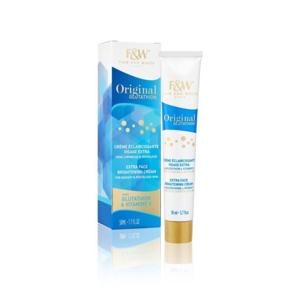 Crème Éclaircissante Visage Extra-FAIR&WHITE-Gamme Original Glutathion 50ml