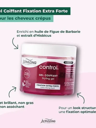 Control Gel Coiffant Fixation Extra Forte – Activilong 300ml