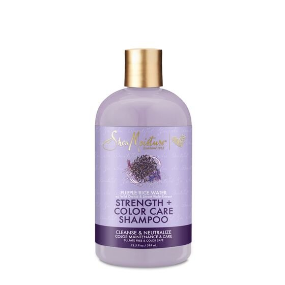 Shampooing protection couleur -SHEA MOISTURE-Gamme à L'eau de riz 370ml