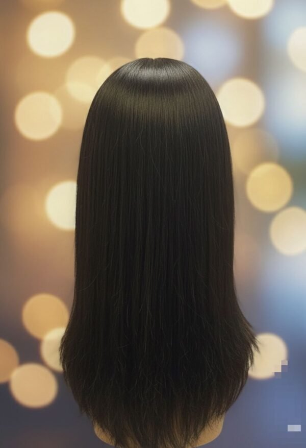 La Perruque Naturelle avec Frange – Image 2