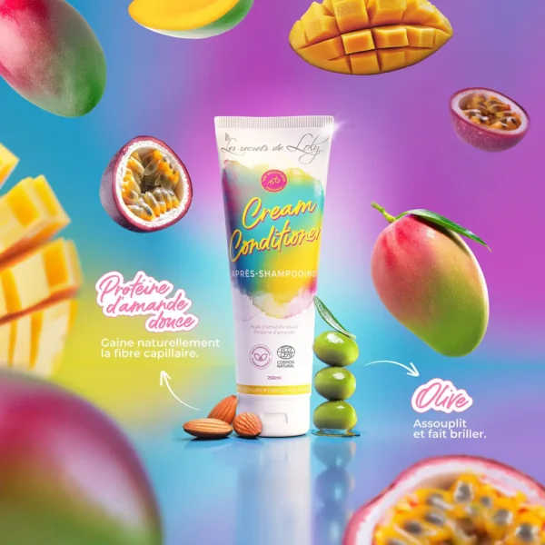 Après-shampoing démêlant CREAM CONDITIONER 250ml-Les secrets de Loly – Image 5