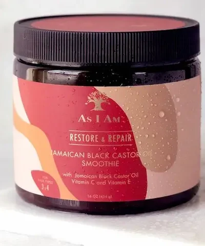 Smoothie à l&rsquo;huile de ricin noir de Jamaïque-AS I AM -GAMME JBCO 454g