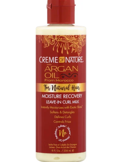 Lait Pour Boucles -CREME OF NATURE-Gamme Huile D&rsquo;argan 236ml