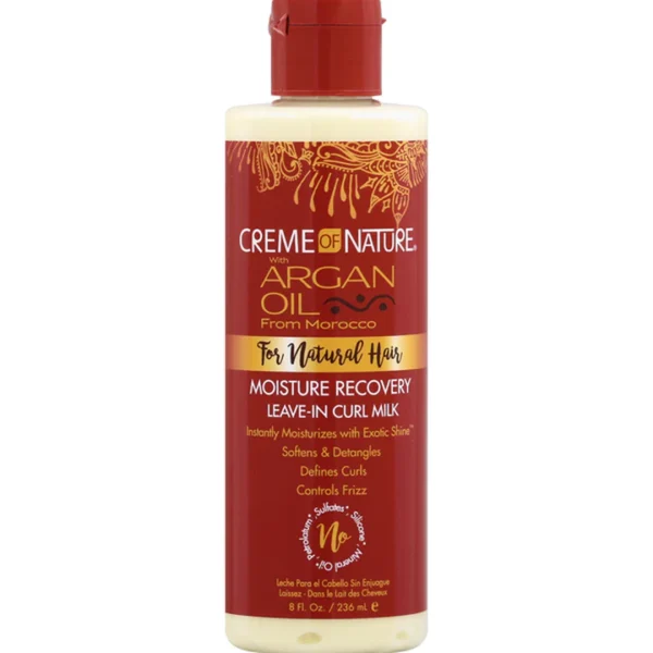 Lait Pour Boucles -CREME OF NATURE-Gamme Huile D'argan 236ml