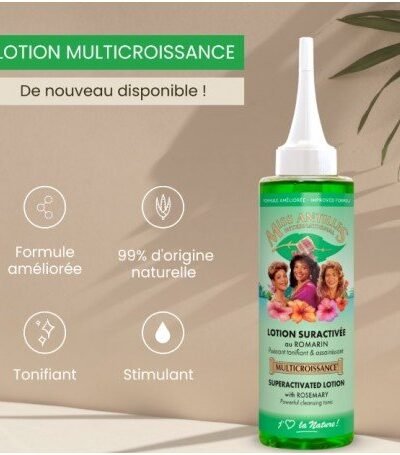 Lotion suractivée Multicroissance-MISS ANTILLES INTERNATIONAL-Gamme Romarin 130ml