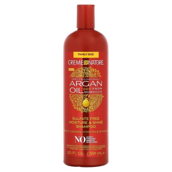 Shampooing Hydratation et Brillance Sans Sulfate-CREME OF NATURE-Game Huile D'argan 591ml