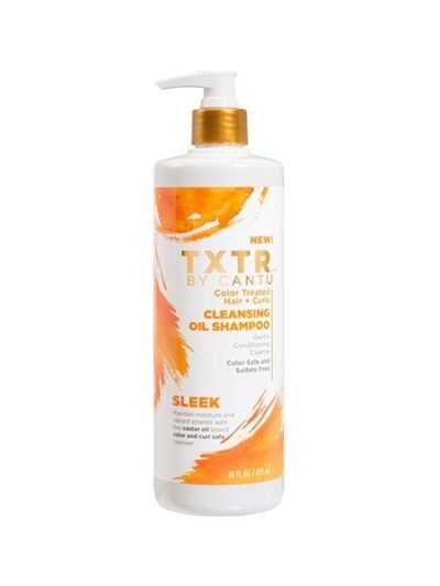 Shampooing Nettoyant pour Cheveux Texturés TXTR-CANTU-Gamme huile de castor & beurre de karité 473ml