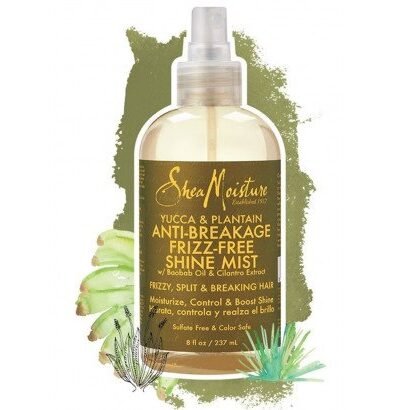 Brume Anti-Casse et Anti-Frisottis -SHEA MOISTURE -Gamme au Yucca & Plantain de Shea Moisture 237ml