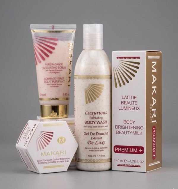 Gel de douche exfoliant de luxe-MAKARI DE SUISSE – Image 3