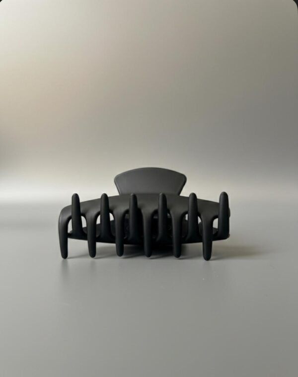 Pince à cheveux noire mate