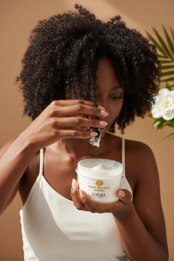 Huile de Coco Bio 200 ml – Soin naturel cheveux & peau – Image 3