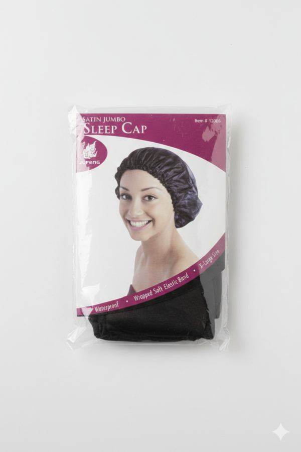 Bonnet en satin sleep cap